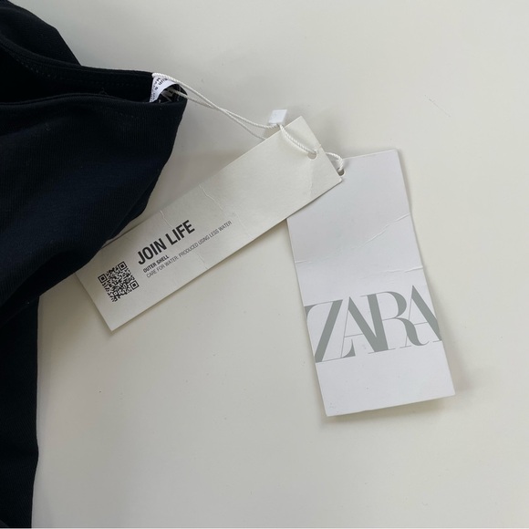 ZARA Women's Black Halter Mini Dress Size Small, New with Tags!  NWT - Picture 5 of 9